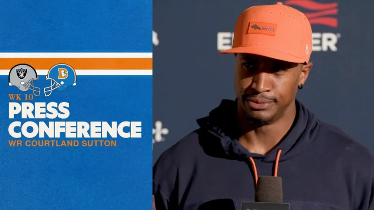 WR Courtland Sutton on playing on TNF: Theres no excuses for a short week