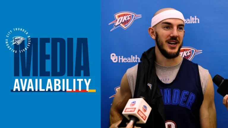 Shootaround Media One on One with Isaiah Joe November 11, 2025 OKC Thunder