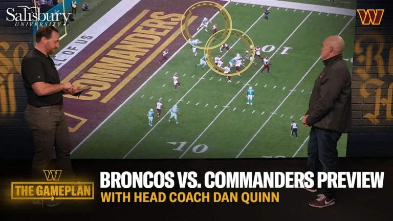 HC Dan Quinn on Denver Broncos vs. Washington Commanders Sunday Night Matchup The Gameplan NFL