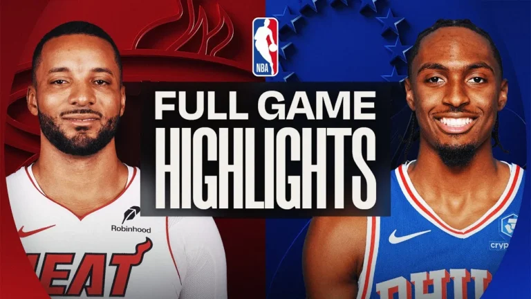 HEAT at 76ERS FULL GAME HIGHLIGHTS November 23, 2025