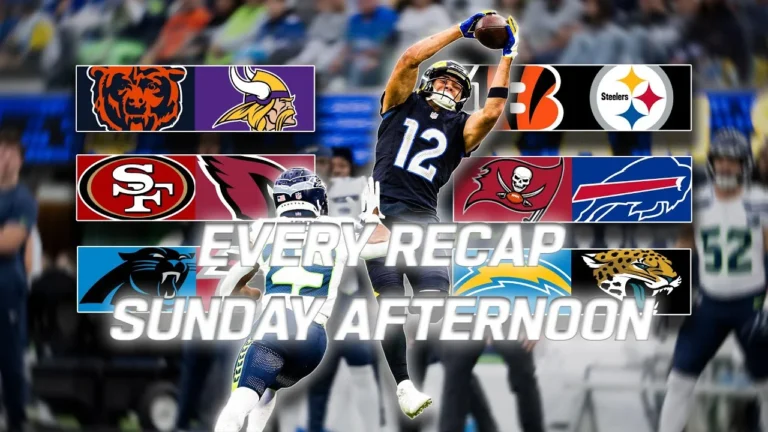 Every Recap from Sunday Afternoon 2025 NFL Season Week 11