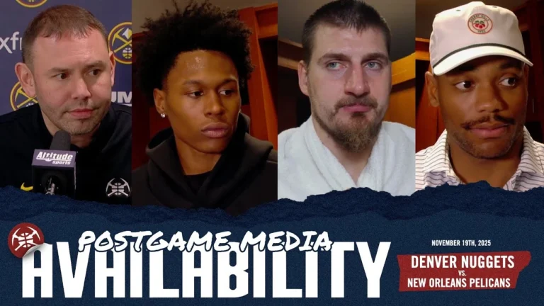 ALL Denver Nuggets Postgame Media vs. NOP