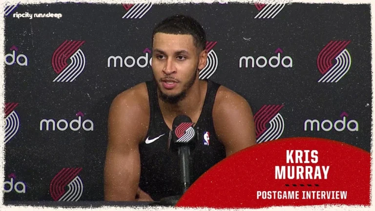 Kris Murray Discusses Recent Play & the Blazers’ Win Over the Nuggets