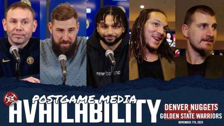 ALL Denver Nuggets Postgame Media vs. GSW
