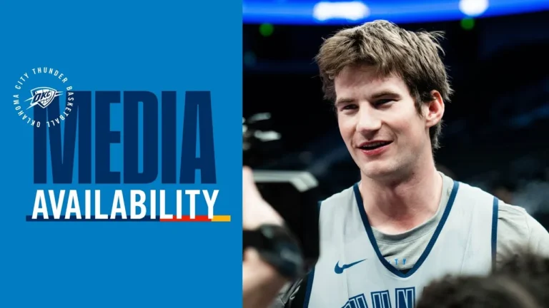 Shootaround Media One on One with Branden Carlson November 21, 2025 OKC Thunder