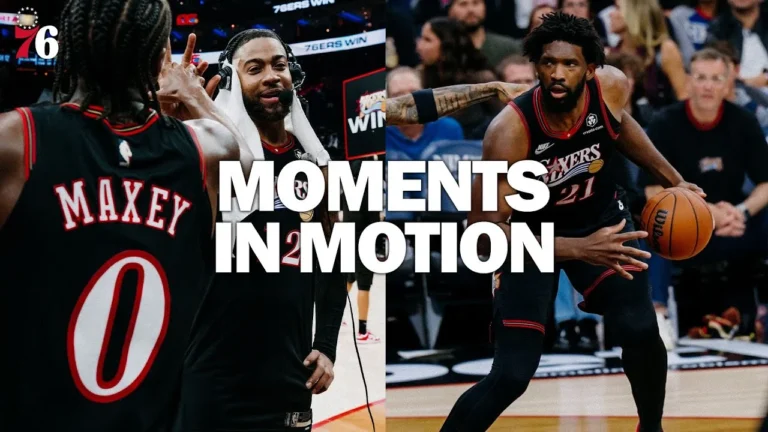 Moments in Motion: Sixers vs. Raptors 11.08.25