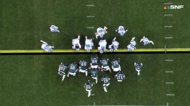 The Lions stopped this on Fourth Down