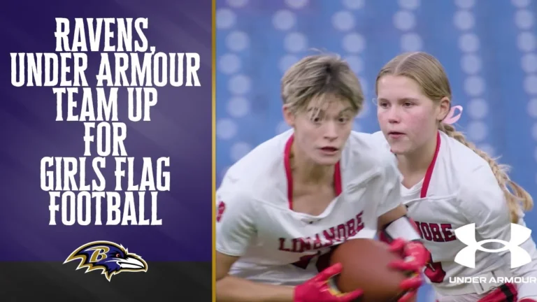 Ravens, Under Armour Team Up For Another Season of Girls Flag Football Baltimore Ravens