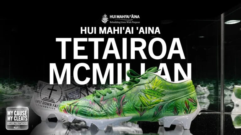 Priced out of Paradise: Tetairoa McMillans Hui Mahiai Āina My Cause My Cleats Carolina Panthers