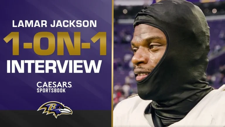 1-on-1: Lamar Jackson Reacts to Ravens Third-Straight Win Baltimore Ravens