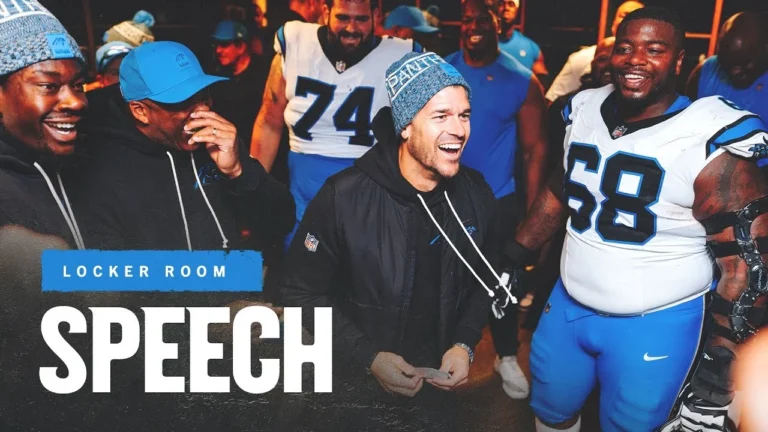 Carolina Panthers Victory Speech vs Packers Week 9