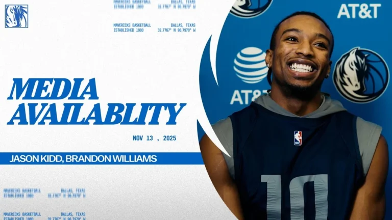 Jason Kidd & Brandon Williams Practice Media Availability 11 13 25