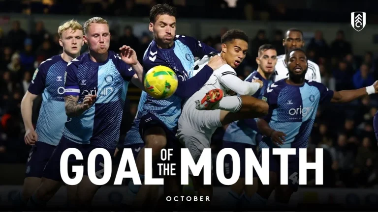 GOAL OF THE MONTH OCTOBER Josh King and Ryan Sessegnon nominated