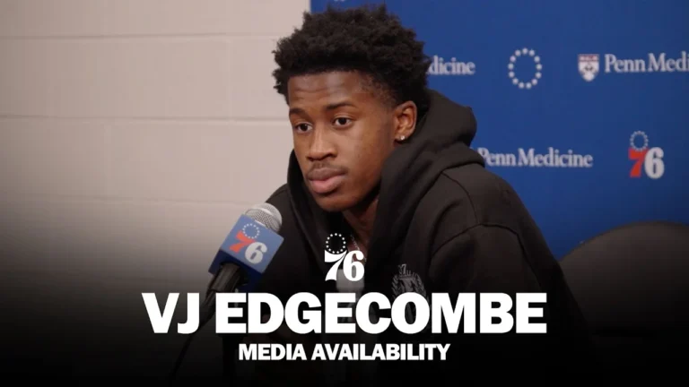 Philadelphia 76ers Postgame Media Availability VJ Edgecombe 11.19.25