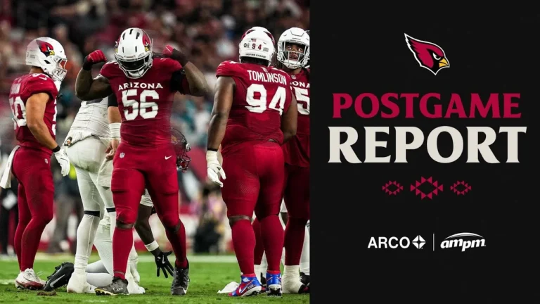 Postgame Report Week 12 AZ Cardinals