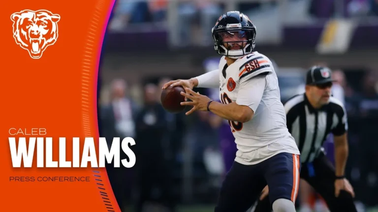 Caleb Williams on Week 11 performance vs. Minnesota Vikings Chicago Bears