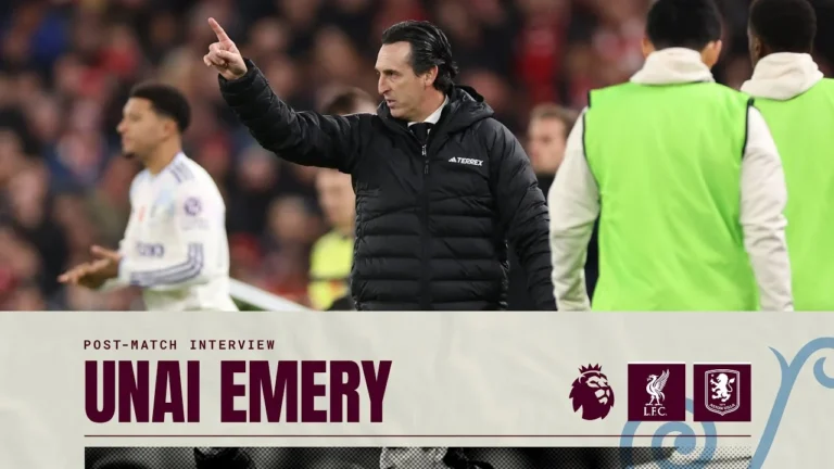 POST MATCH Unai Emery on Liverpool Defeat