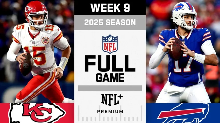 Kansas City Chiefs vs. Buffalo Bills FULL GAME NFL 2025 Season Week 9