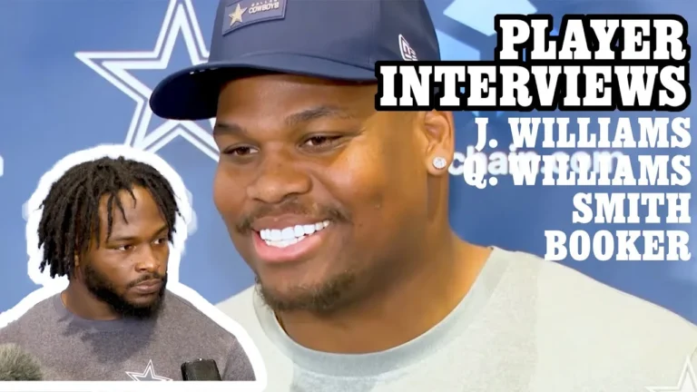 Cowboys Players Reflect on Big Win Coming Off Bye Week Player Interviews