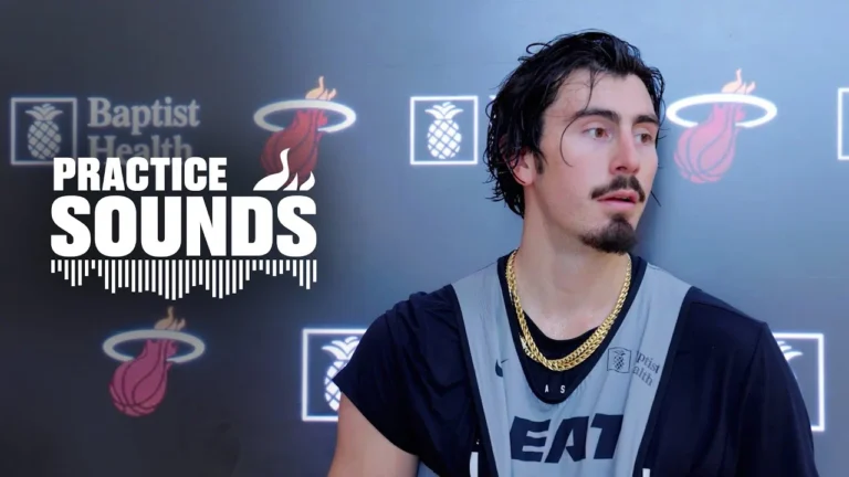 Jaime Jaquez Jr., Erik Spoelstra Practice Interviews November 30, 2025