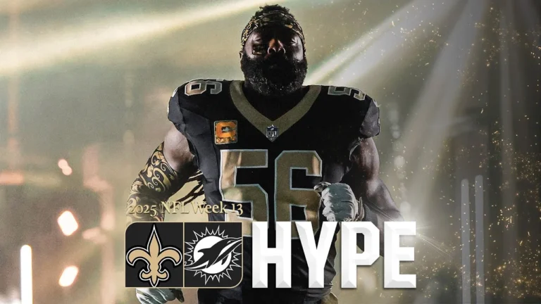 GET HYPE for Saints vs. Dolphins 2025 NFL Week 13