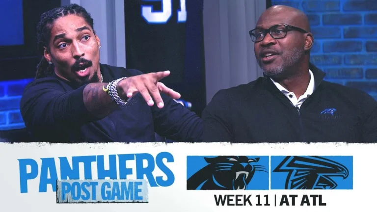 Panthers at Falcons Week 11 Reaction Postgame Show Carolina Panthers