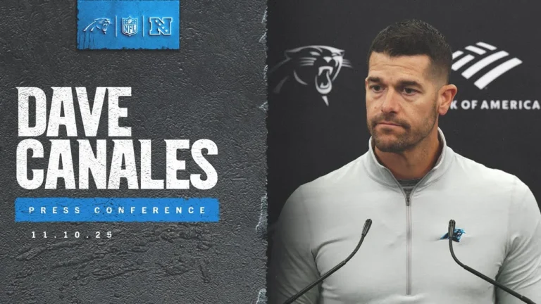Dave Canales assesses Sunday’s game against Saints Carolina Panthers