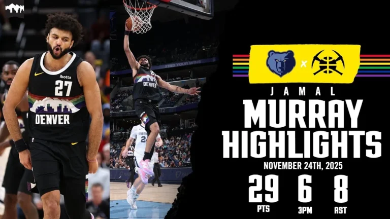 Jamal Murray Was FEELIN’ IT Highlights vs. MEM