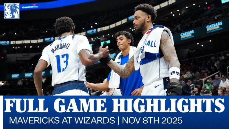 Mavericks Highlights at Washington Wizards November 8, 2025