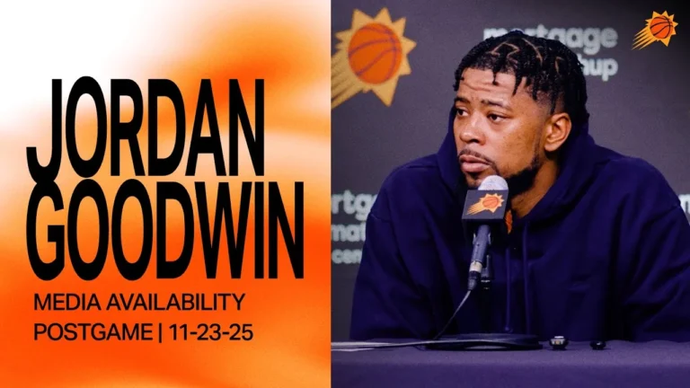 Jordan Goodwin Postgame Media Availability Phoenix Suns 11-23-25
