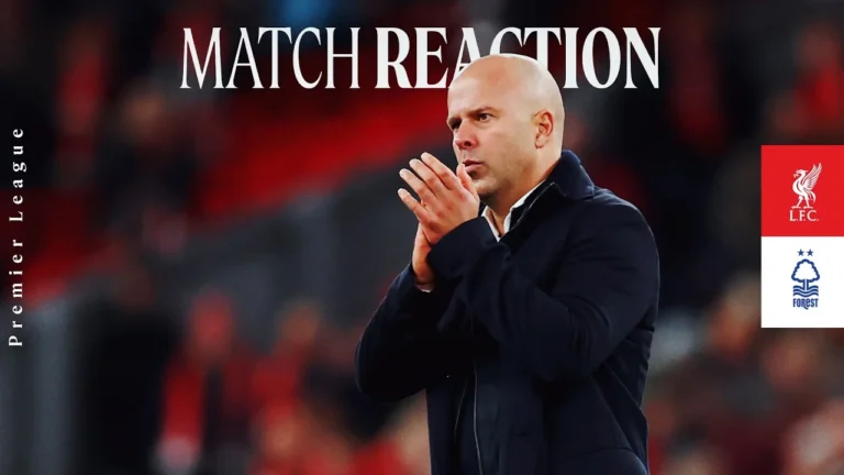 Performance, key decisions & responsibility Arne Slot Liverpool vs Forest