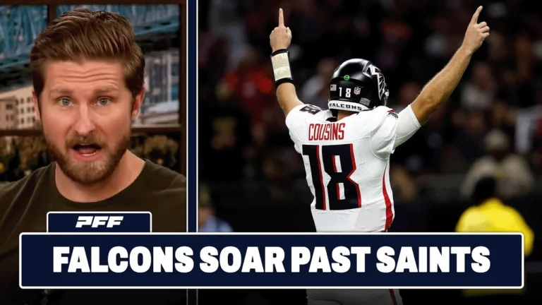 Atlanta Falcons vs. New Orleans Saints Review PFF Grade Release Show