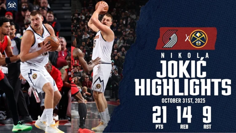 Nikola Jokić Near Triple-Double Game Highlights vs. POR