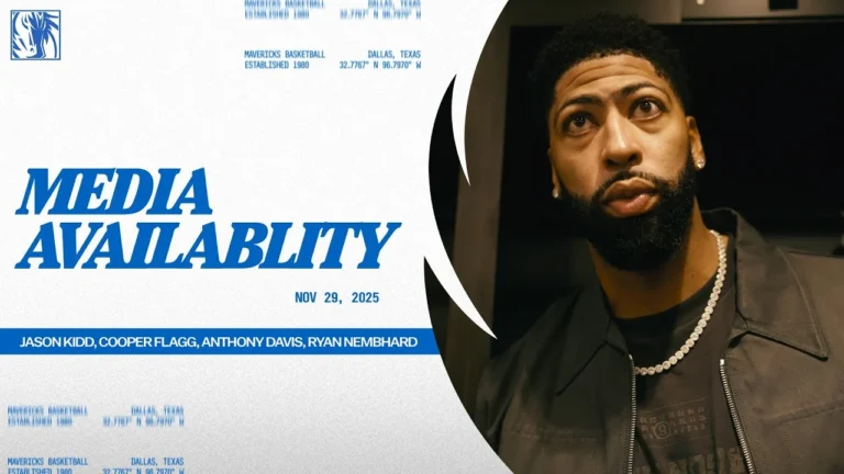 Jason Kidd, Cooper Flagg, Ryan Nembhard & Anthony Davis Media Availability LAL 11 29 25