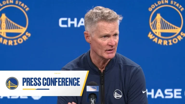 Steve Kerr Recaps Warriors Win vs Phoenix Suns Nov. 4, 2024