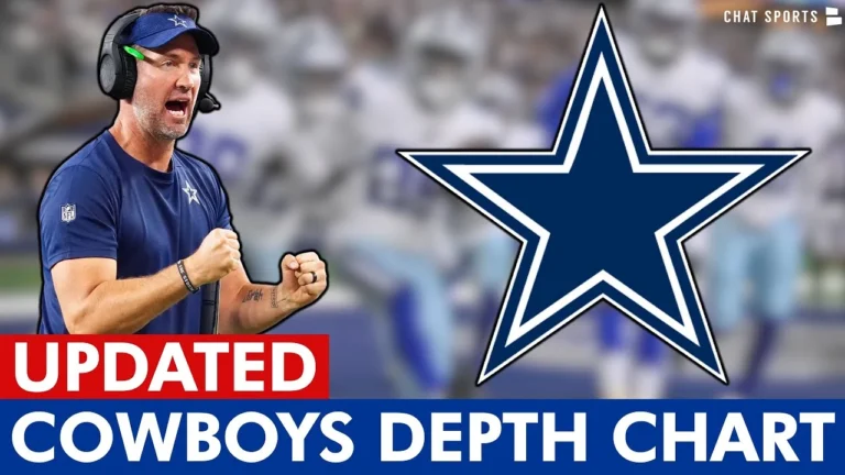 UPDATED Cowboys Depth Charts Before NFL Week 11 vs. Raiders Dallas Cowboys News