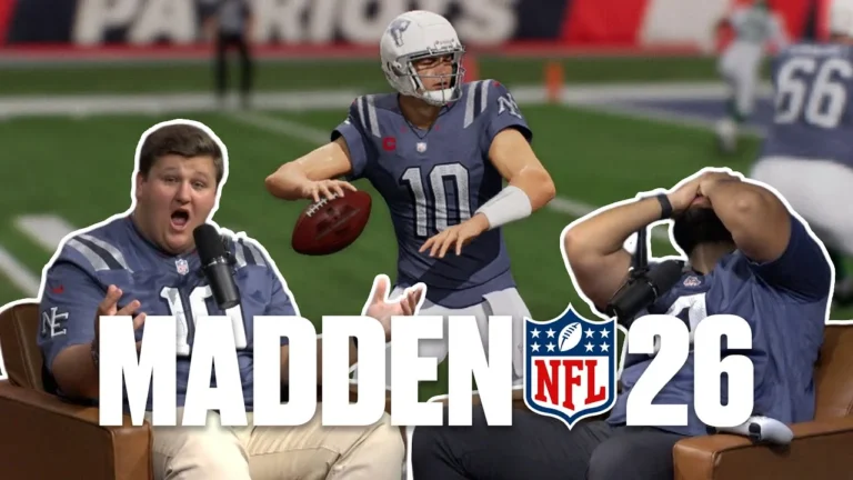 Drake Maye & TreVeyon Henderson BATTLE vs. Jets in Rivalries Uniforms Patriots Week 11 Madden Sim