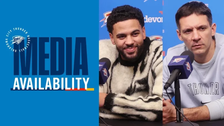 OKC Thunder Full Media Availability Post Game at Utah Jazz November 21, 2025