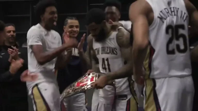 In the Pelicans locker room postgame after win vs. Dallas Mavericks 11 5 2025