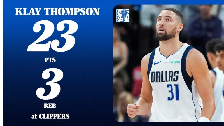 Klay Thompson (23 Points) at Los Angeles Clippers November 29, 2025