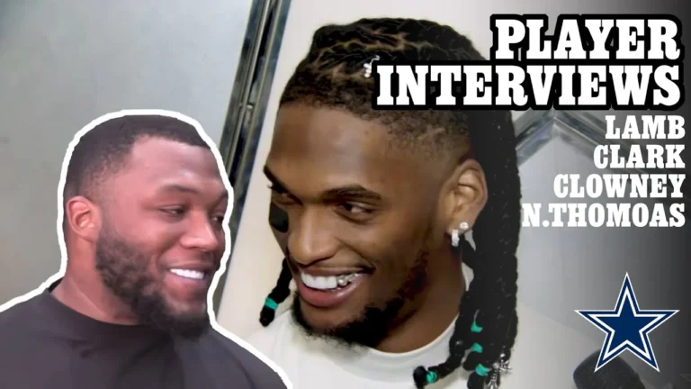 Cowboys Players React to Win Over Chiefs Player Interviews