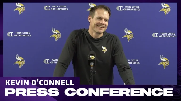 Kevin O’Connell on J.J. McCarthy’s Ability, Andrew Van Ginkel’s Impact, Challenges of Playing Ravens