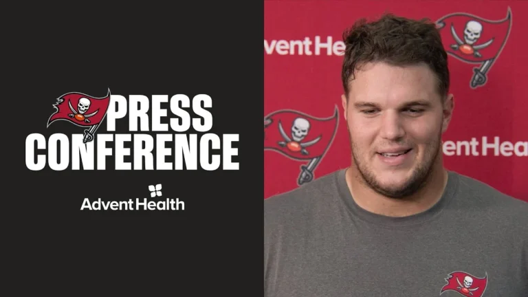 Graham Barton, Benjamin Morrison & More on Staying Strong Press Conferences Tampa Bay Buccaneers