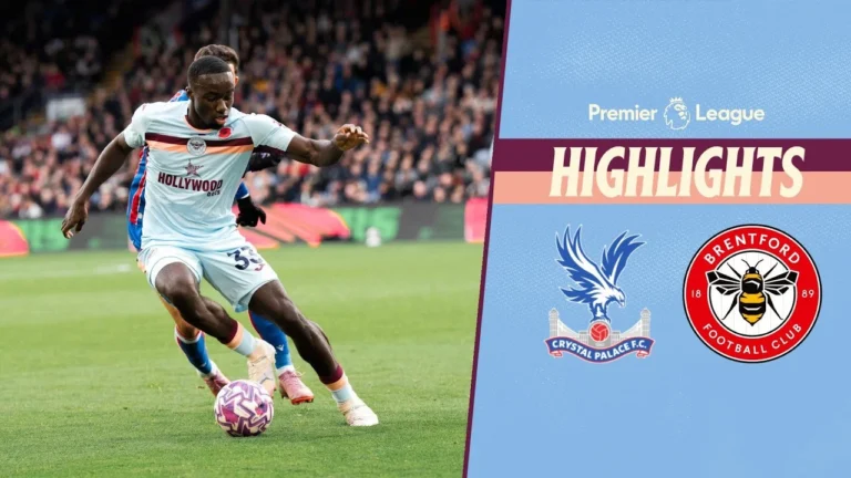 Defeat in south London Crystal Palace 2-0 Brentford Premier League Highlights