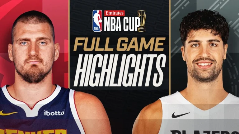 NUGGETS at TRAIL BLAZERS EMIRATES NBA CUP FULL GAME HIGHLIGHTS October 31, 2025