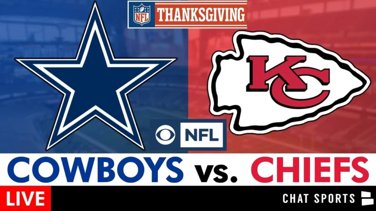 Cowboys vs. Chiefs Live Streaming Scoreboard, Play-By-Play, Highlights & Stats NFL Week 13 On CBS
