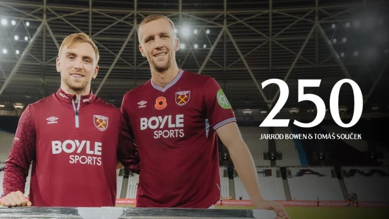 250: In Their Own Words Jarrod Bowen & Tomáš Souček Reflect on their West Ham Journey’s So Far