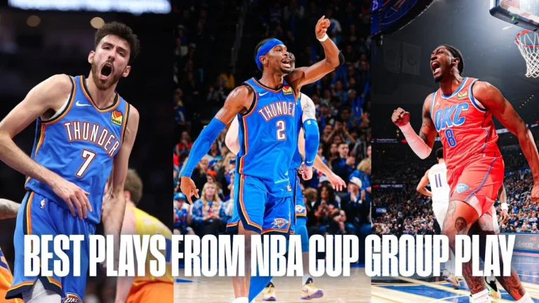 Top Plays as the Thunder Goes 4-0 in NBA Cup Group Play OKC Thunder