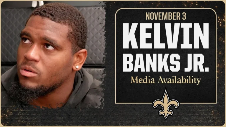 Kelvin Banks Jr. on Tyler Shough, young contributors New Orleans Saints