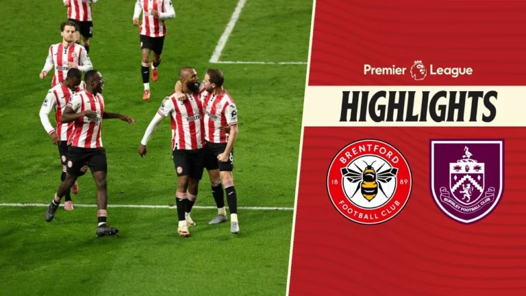 Thiago DOUBLE and cool Dango finish Brentford 3-1 Burnley Premier League Highlights